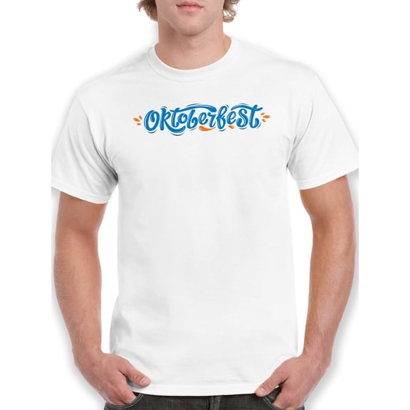 Oktoberfest Blue Sign T-Shirt Men -Image by Shutterstock, Male 5X-Large