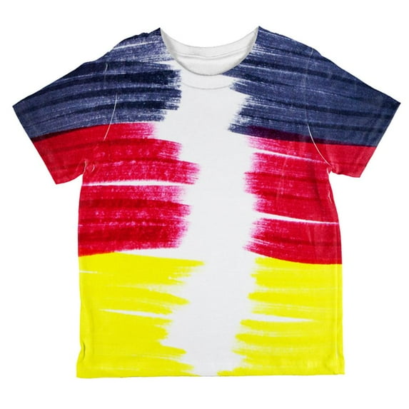 Oktoberfest Color Me German All Over Toddler T Shirt Multi 4T