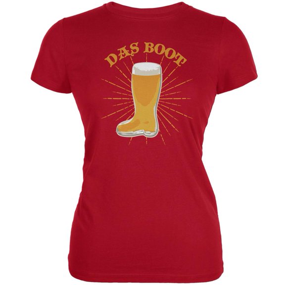 Oktoberfest Das Boot Red Juniors Soft T-Shirt - Medium