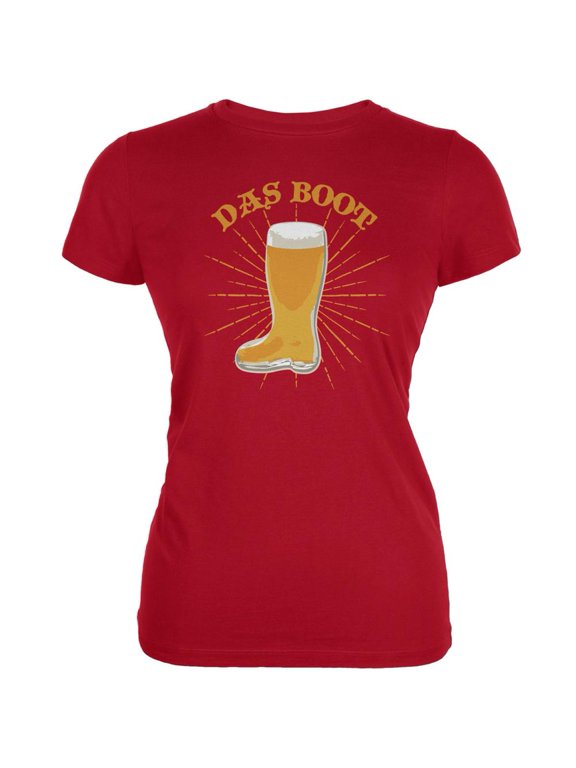 Oktoberfest Das Boot Red Juniors Soft T-Shirt - Small