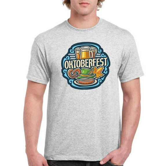 Oktoberfest Food And Drinks T-Shirt Men -Image by Shutterstock, Male 3X-Large