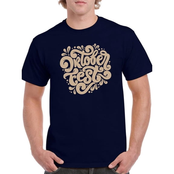 Oktoberfest Fun Lettering T-Shirt Men -Image by Shutterstock, Male Large