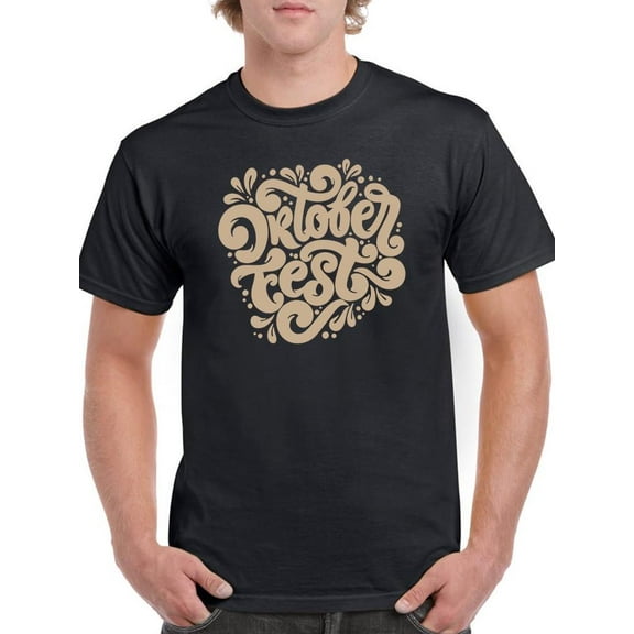 Oktoberfest Fun Lettering T-Shirt Men -Image by Shutterstock, Male Large