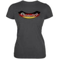 thumbnail image 1 of Oktoberfest Greman Flag Bratwurst Juniors Soft T Shirt Deep Heather LG, 1 of 1