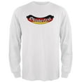 thumbnail image 1 of Oktoberfest Greman Flag Bratwurst Mens Long Sleeve T Shirt White LG, 1 of 1