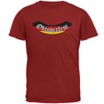thumbnail image 1 of Oktoberfest Greman Flag Bratwurst Mens T Shirt Cardinal Red 2XL, 1 of 1
