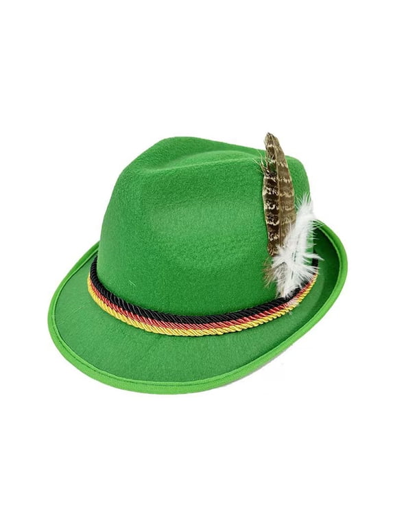 Oktoberfest Hat, Festival Hats Top Hats Dance Street Dance Hats British Short Brim Jazz Hats