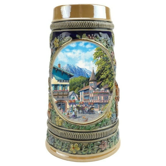 Oktoberfest Haus .55 Liter Summer in Germany Ceramic Beer Stein