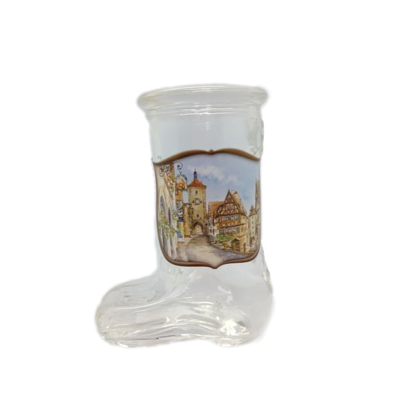 Oktoberfest Haus Beer Boot Shot Glass with Handle for Beer Lover
