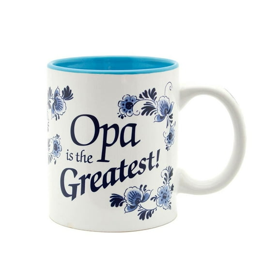 Oktoberfest Haus German Gift Idea Ceramic Mug "Opa Is the Greatest" | 12 oz