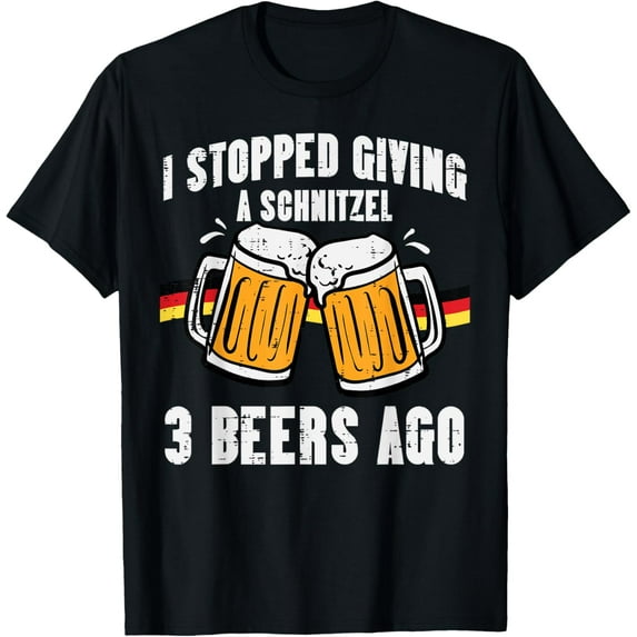 Oktoberfest I Stopped Giving Schnitzel German Dad Men Women T-Shirt