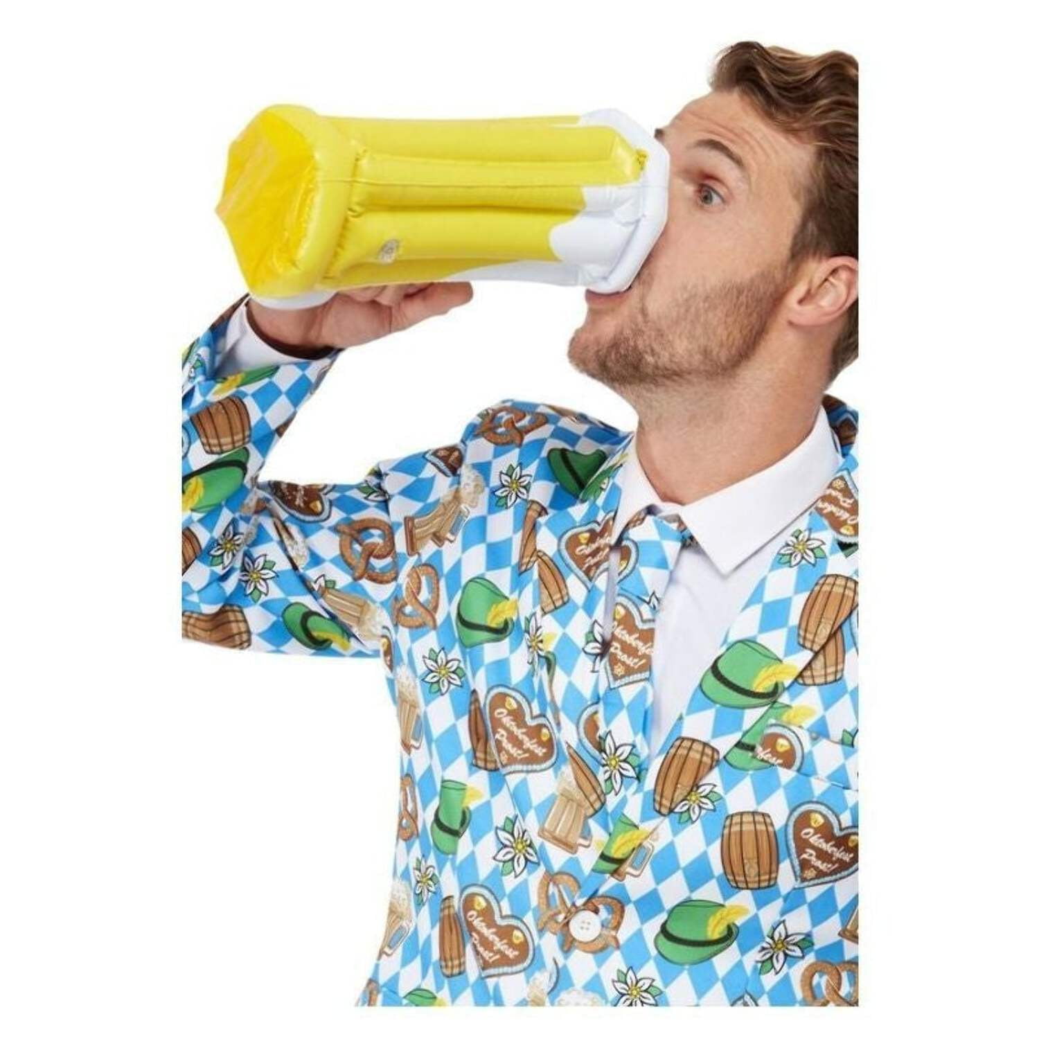 Boccale Oktoberfest Gonfiabile Smiffys - Colore Giallo, Per Feste E Travestimenti - Foto 12