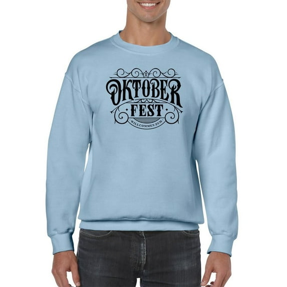 Oktoberfest Iron Sign Vintage Sweatshirt Men -Image by Shutterstock, Male 3X-Large