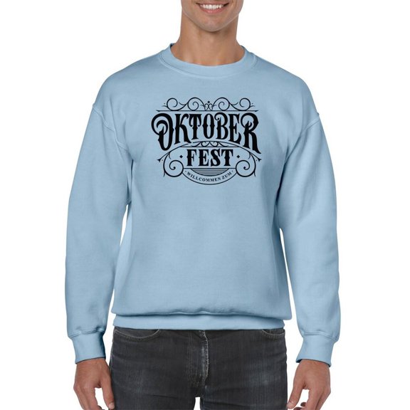 Oktoberfest Iron Sign Vintage Sweatshirt Men -Image by Shutterstock, Male 5X-Large