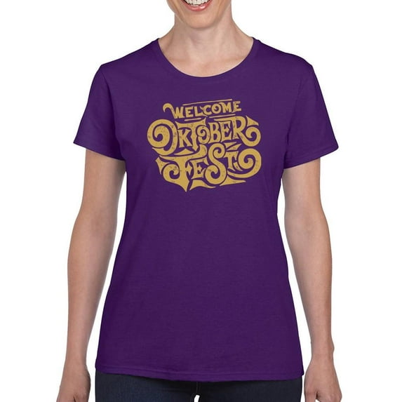 Oktoberfest Lettering T-Shirt Women -Image by Shutterstock, Female 5X-Large
