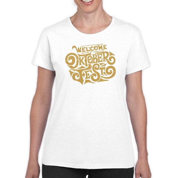 Oktoberfest  Lettering T-Shirt Women -Image by Shutterstock, Female x-Large