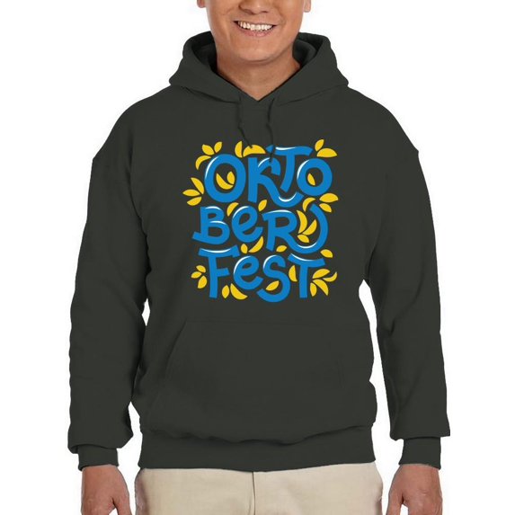 Oktoberfest Nature Banner Hoodie Men -Image by Shutterstock, Male Small