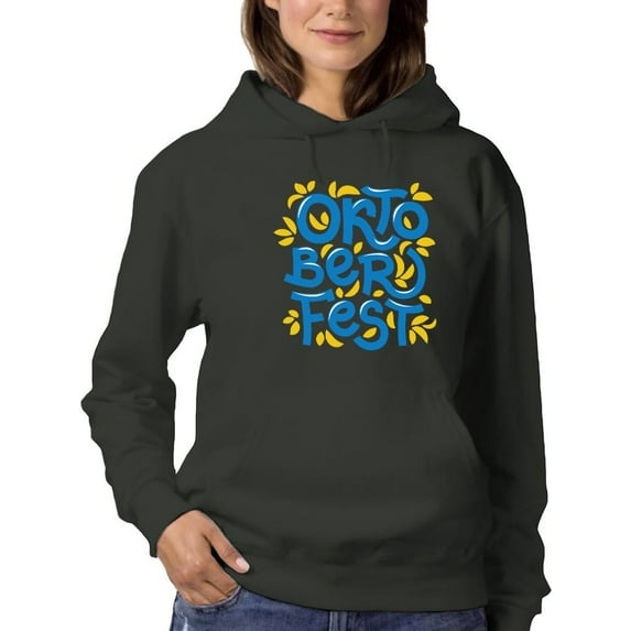 Oktoberfest Nature Banner Hoodie Women -Image by Shutterstock, Female Medium