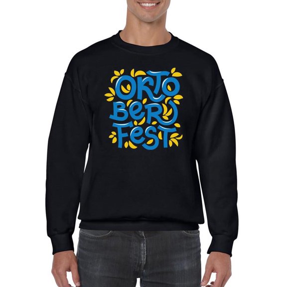 Oktoberfest Nature Banner Sweatshirt Men -Image by Shutterstock, Male 4X-Large