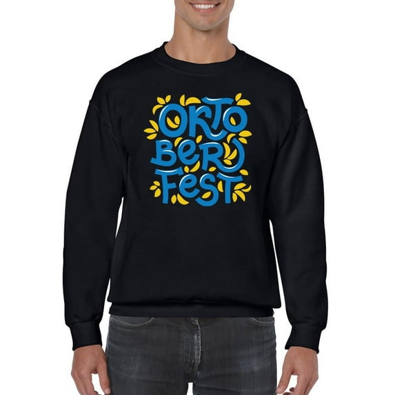 Oktoberfest Nature Banner Sweatshirt Men -Image by Shutterstock, Male Large