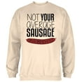 thumbnail image 1 of Oktoberfest Not Your Average Sausage German Bratwurst Mens Sweatshirt Natural 2XL, 1 of 1