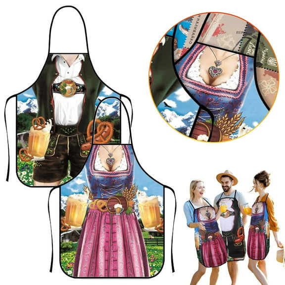 Oktoberfest Party ApronApron Cooking Apron Funny BBQ Apron for Men Women Adjustable Kitchen Apron BBQ Apron Apron Work Apron Painting Apron Couples Cooking Apron Apron for GardeningHomnglonglong