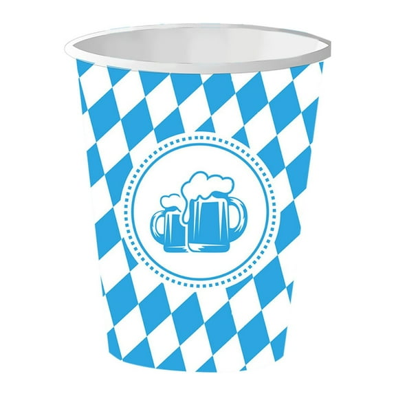 Oktoberfest Party Kit - Disposable Tableware Set with Paper Plates Cups Napkins for Festival Celebrations