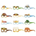 thumbnail image 1 of Oktoberfest Party Supplies Funny Photo Props Paper Glasses Themed Accessories For Festive Celebrations 6PCS, 1 of 7