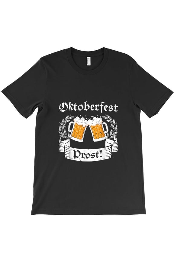 Oktoberfest Prost Funny German Cheers Beer Festival Graphic H48987 Unisex T-Shirt, Up to 5XL Available