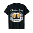 thumbnail image 1 of Oktoberfest Prost Shirt Men German Cheers Cotton Black T-Shirt, 1 of 5