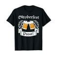 thumbnail image 1 of Oktoberfest Prost Shirt Men German Cheers Cotton Black T-Shirt, 1 of 5