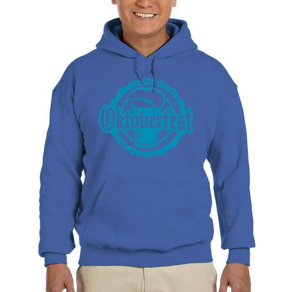 Oktoberfest Rubber Stamp Hoodie Men -Image by Shutterstock, Male 5X-Large