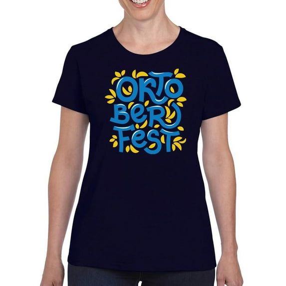 Oktoberfest Sign W Nature T-Shirt Women -Image by Shutterstock, Female 4X-Large