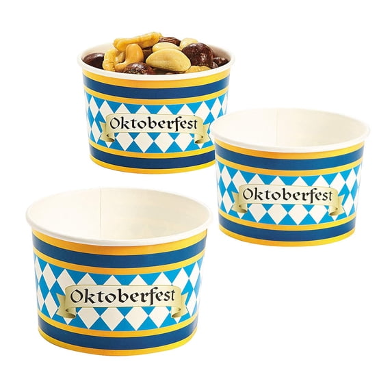 Oktoberfest Snack Bowls (25Pc) - Party Supplies - 25 Pieces