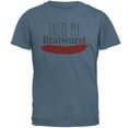 thumbnail image 1 of Oktoberfest Taste My Bratwurst German Mens T Shirt Indigo Blue 2XL, 1 of 1