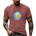 thumbnail image 1 of Oktoberfest Tshirt Men Beer Festival Printed Casual Daily Wear Tee Top, 1 of 4