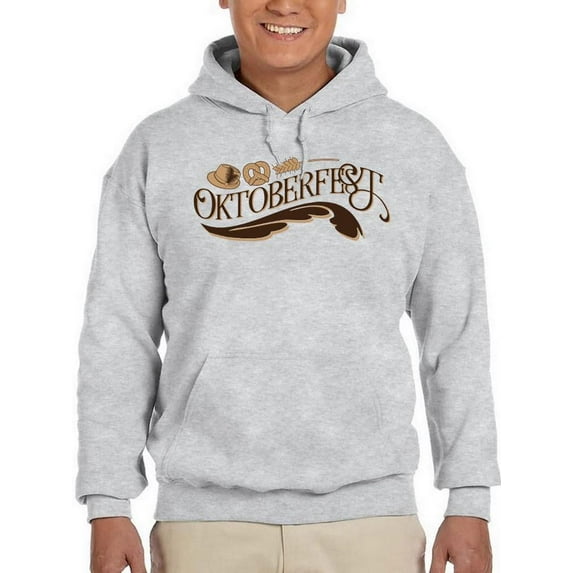 Oktoberfest Vintage Banner  Hoodie Men -Image by Shutterstock, Male Small