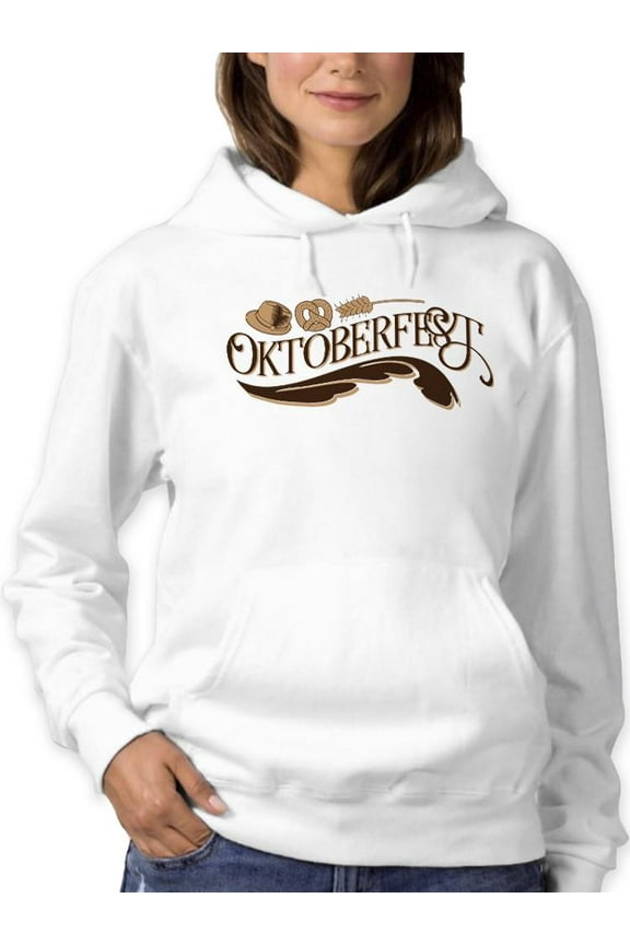 Oktoberfest Vintage Banner  Hoodie Women -Image by Shutterstock, Female Small