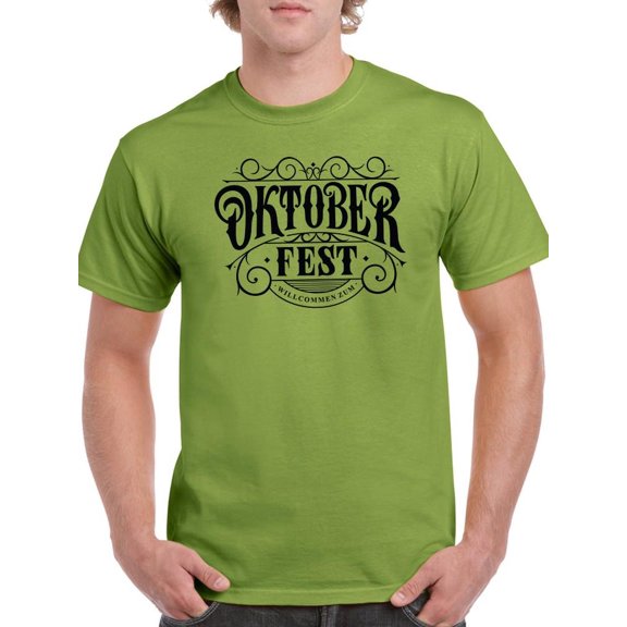 Oktoberfest Vintage Iron Sign T-Shirt Men -Image by Shutterstock, Male 5X-Large
