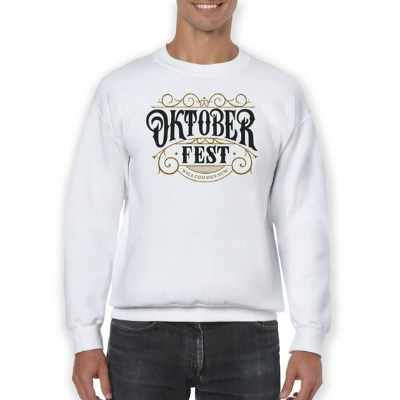 Oktoberfest Vintage Sign Sweatshirt Men -Image by Shutterstock, Male 3X-Large