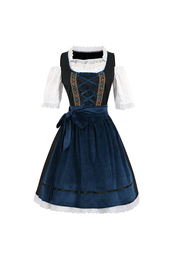 Oktoberfest Women Dirndl Dresses Women Traditional Oktoberfest Dress Carnival