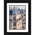 thumbnail image 1 of Okula, Carina 11x14 Black Ornate Wood Framed with Double Matting Museum Art Print Titled - The Paris Apartment View, 1 of 4