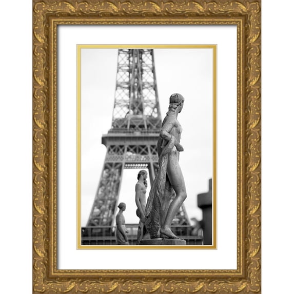 Okula, Carina 11x14 Gold Ornate Wood Framed with Double Matting Museum Art Print Titled - Paris No. 1