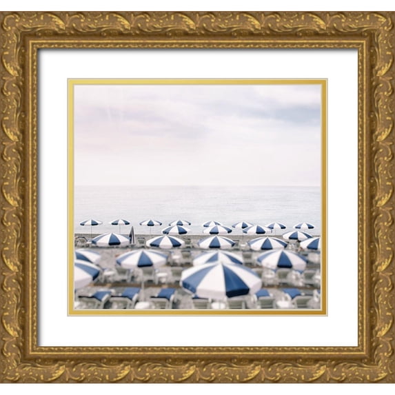 Okula, Carina 13x12 Gold Ornate Wood Framed with Double Matting Museum Art Print Titled - Seaside 7
