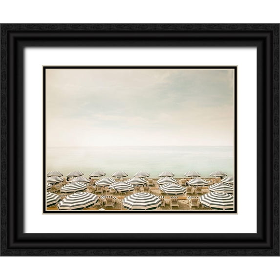 Okula, Carina 14x12 Black Ornate Wood Framed with Double Matting Museum Art Print Titled - Seaside 4