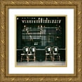 thumbnail image 1 of Okula, Carina 15x15 Gold Ornate Wood Framed with Double Matting Museum Art Print Titled - Paris Cafe No. 20, 1 of 4