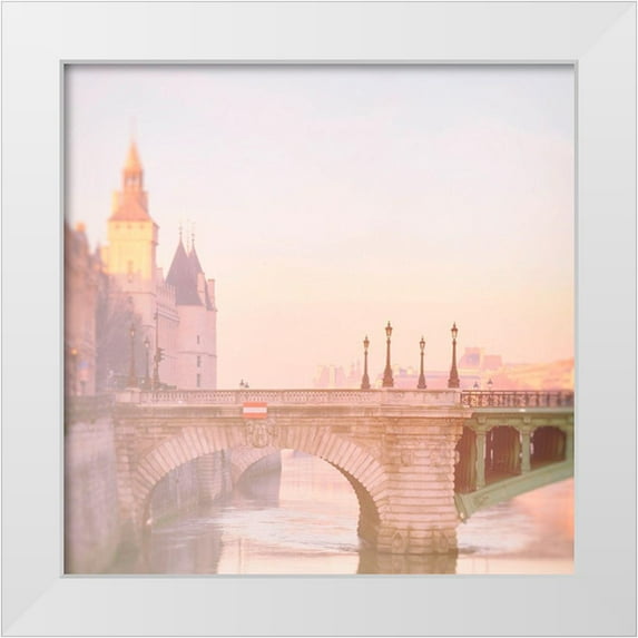 Okula, Carina 15x15 White Modern Wood Framed Museum Art Print Titled - Paris Dreams 2