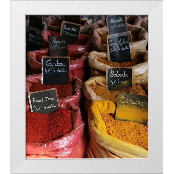 Okula, Carina 15x17 White Modern Wood Framed Museum Art Print Titled - French Market No. 1