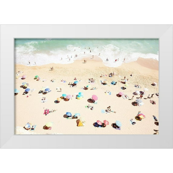 Okula, Carina 18x13 White Modern Wood Framed Museum Art Print Titled - Seaside 1
