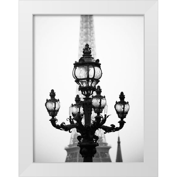 Okula, Carina 19x24 White Modern Wood Framed Museum Art Print Titled - City of Light and Love